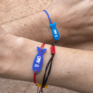 Alternative view of braccialetto PESCE: TI AMO