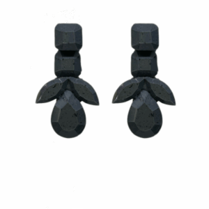 orecchini GEMME: grigio cemento