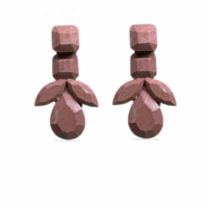 orecchini GEMME: rosa antico