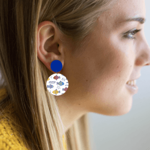 Alternative view of orecchini PESCI al mare - colori mix