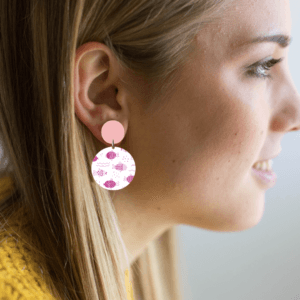 Alternative view of orecchini PESCI al mare - rosa mix