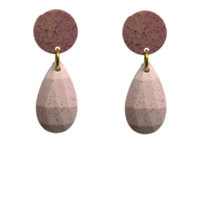 orecchini CARAMELLE: rosa antico - rosa antico light