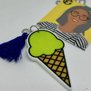 collana GELATO: gusto pistacchio (verde acido)