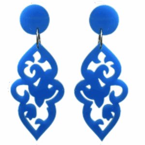 orecchini Marrakech - azzurro puffo
