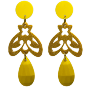 orecchini APINA : giallo sole - giallo senape - giallo sole