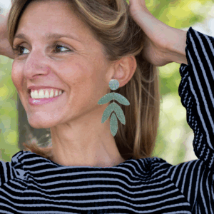 Alternative view of orecchini FELCE : glitter tiffany