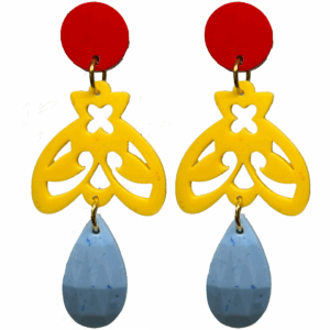 orecchini APINA : rosso - maracuja - azzurro baby boy