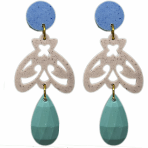 orecchini APINA : jeans - beige - tiffany