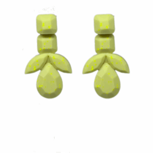 orecchini GEMME: giallo fluo light melange