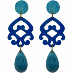 orecchini MEDUSA: azzurro turchese - bu cina - azzurro turchese