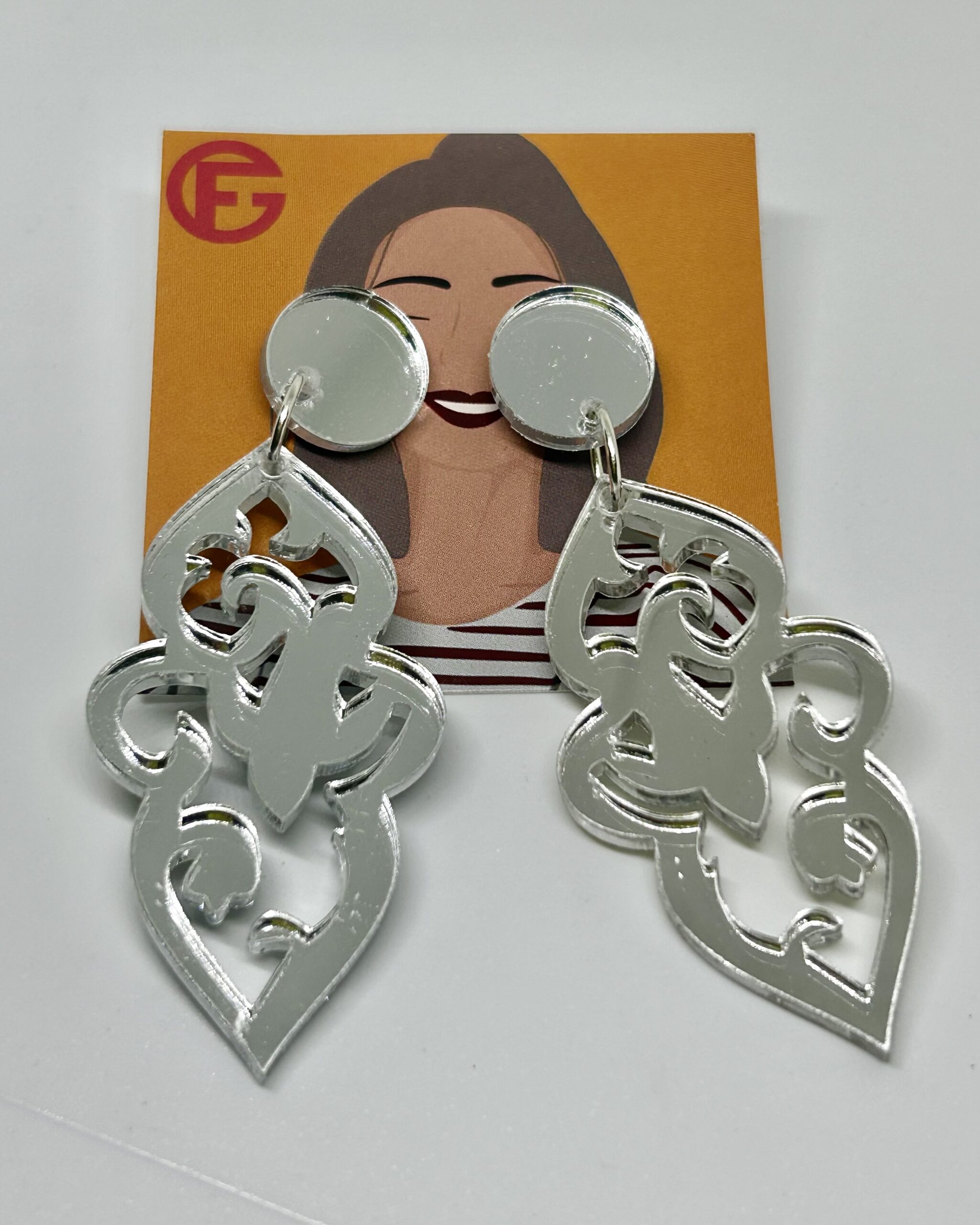 orecchini Marrakech - argento specchiato