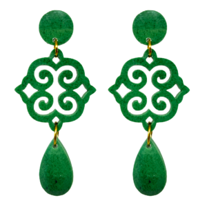 orecchini ROSONE: verde